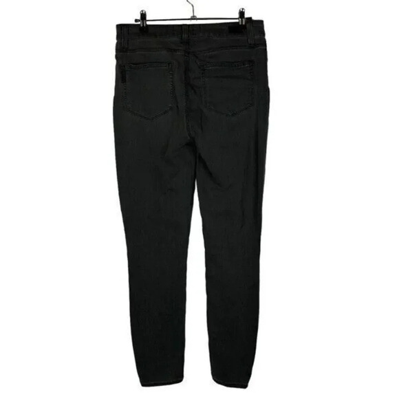 Paige Hoxton Ankle Smokey Dark Gray Skinny Jeans 27 - Picture 2 of 3